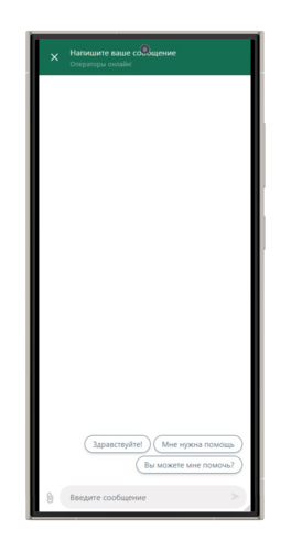 Онлайн чат с оператором сервиса Макслайн